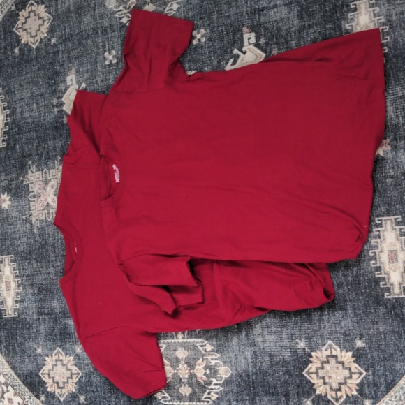 bundle of 2 brick red medium short sleeve T-shirts - Picture 2 of 4